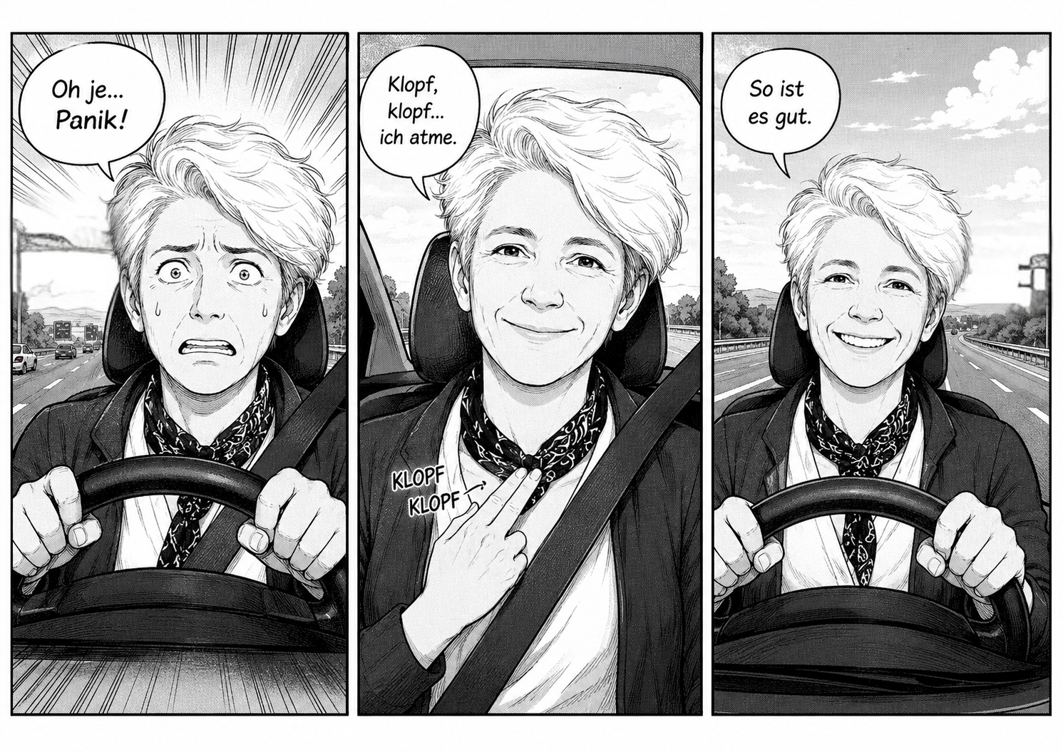 Angst vor Panikattacken auf der Autobahn - wie du sie mit effektiver Klopftechnik vollkommen bewältigst 2 von der panik zum befreiten lachen am steuer 1